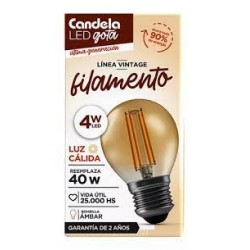 Filamento Led 4W G45 gota...