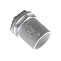 Conector pvc 22mm Genrod